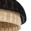 LEDTM® CORSICA 02216 Boho Κρεμαστό Φωτιστικό Οροφής με Ντουί 1 x E27 AC 220-240V IP20 - Μαύρο & Μπεζ - Μ70 x Π70 x Υ35cm - Image 9