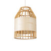 LEDTM® GALIA 02219 Boho Κρεμαστό Φωτιστικό Οροφής με Ντουί 1 x E27 AC 220-240V IP20 - Μπεζ & Καφέ - Μ30 x Π30 x Υ40cm - Image 2