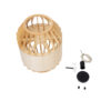 LEDTM® GALIA 02220 Boho Κρεμαστό Φωτιστικό Οροφής με Ντουί 1 x E27 AC 220-240V IP20 - Μπεζ & Καφέ - Μ30 x Π30 x Υ40cm - Image 10
