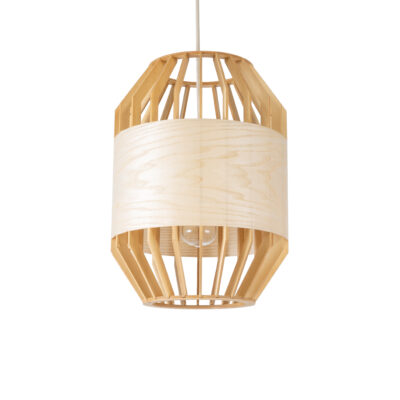 Alternative view of LEDTM® GALIA 02220 Boho Κρεμαστό Φωτιστικό Οροφής με Ντουί 1 x E27 AC 220-240V IP20 - Μπεζ & Καφέ - Μ30 x Π30 x Υ40cm