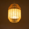 LEDTM® GALIA 02220 Boho Κρεμαστό Φωτιστικό Οροφής με Ντουί 1 x E27 AC 220-240V IP20 - Μπεζ & Καφέ - Μ30 x Π30 x Υ40cm - Image 3