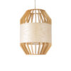 LEDTM® GALIA 02220 Boho Κρεμαστό Φωτιστικό Οροφής με Ντουί 1 x E27 AC 220-240V IP20 - Μπεζ & Καφέ - Μ30 x Π30 x Υ40cm - Image 5