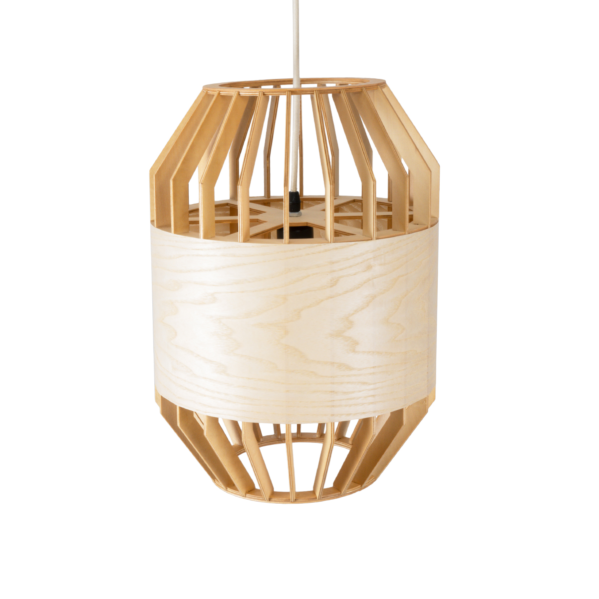LEDTM® GALIA 02220 Boho Κρεμαστό Φωτιστικό Οροφής με Ντουί 1 x E27 AC 220-240V IP20 - Μπεζ & Καφέ - Μ30 x Π30 x Υ40cm - Image 7