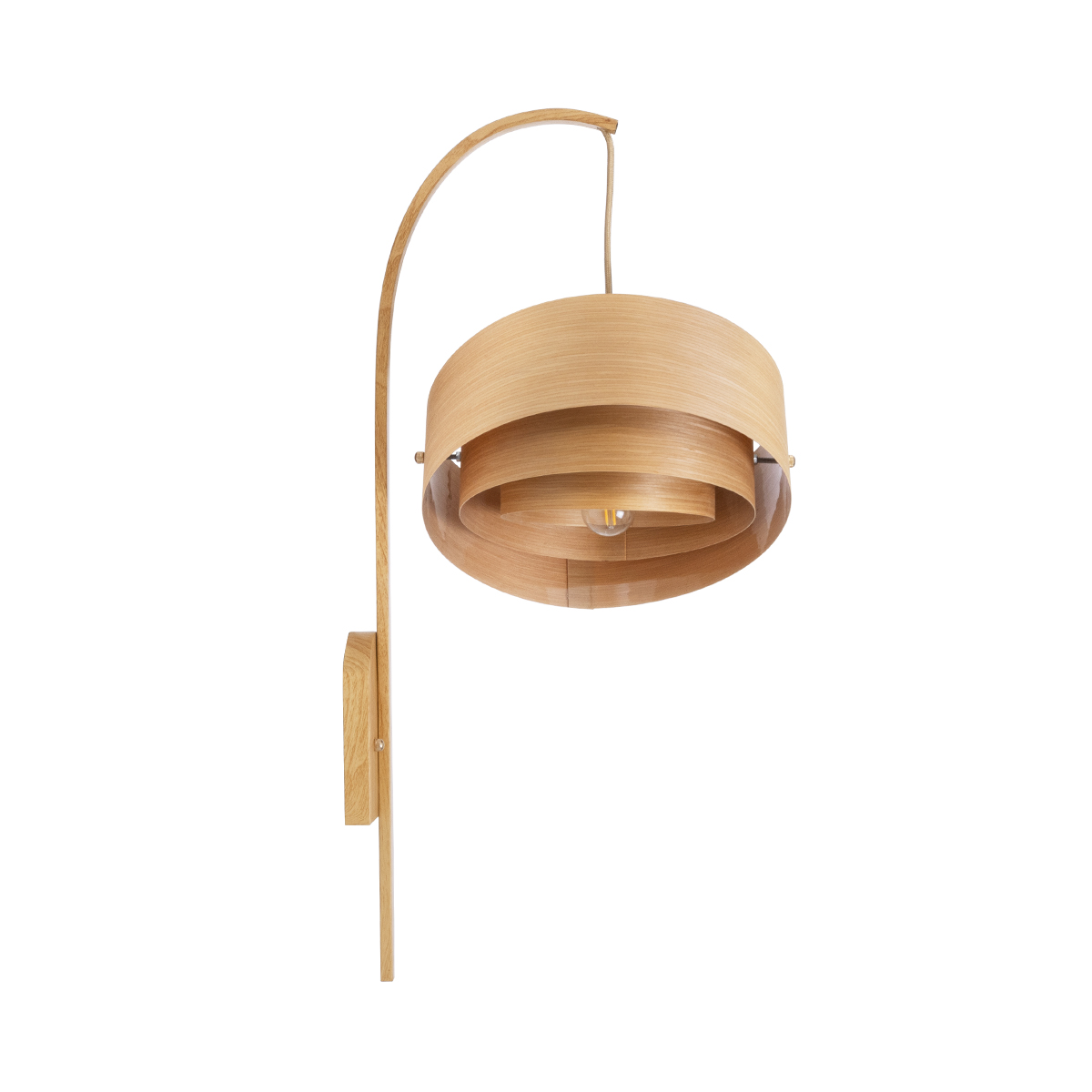 LEDTM® KALAMA 02223 Boho Φωτιστικό Τοίχου - Απλίκα με Ντουί 1 x E27 AC 220-240V IP20 - Μπεζ - Μ30 x Π40 x Υ70cm - Image 5