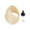 LEDTM® SALREL 02224 Boho Φωτιστικό Τοίχου - Απλίκα με Ντουί 1 x E27 AC 220-240V IP20 - Μπεζ - Μ30 x Π22 x Υ38cm - Image 9