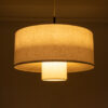 LEDTM® MARIGOLD 02226 Boho Κρεμαστό Φωτιστικό Οροφής με Ντουί 1 x E27 AC 220-240V IP20 - Λευκό - Μ48 x Π48 x Υ27cm - Image 3