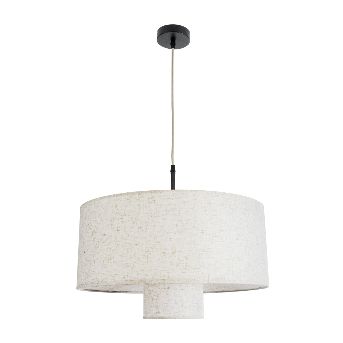 LEDTM® MARIGOLD 02226 Boho Κρεμαστό Φωτιστικό Οροφής με Ντουί 1 x E27 AC 220-240V IP20 - Λευκό - Μ48 x Π48 x Υ27cm - Image 4