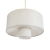 LEDTM® MARIGOLD 02226 Boho Κρεμαστό Φωτιστικό Οροφής με Ντουί 1 x E27 AC 220-240V IP20 - Λευκό - Μ48 x Π48 x Υ27cm - Image 6