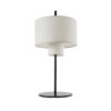 LEDTM® MARIGOLD 02227 Μοντέρνο Επιτραπέζιο Φωτιστικό Πορτατίφ με Ντουί 3 x E27 AC 220-240V IP20 - Μαύρο & Μπεζ - M36 x Π36 x Υ70cm - Image 4