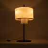 LEDTM® MARIGOLD 02227 Μοντέρνο Επιτραπέζιο Φωτιστικό Πορτατίφ με Ντουί 3 x E27 AC 220-240V IP20 - Μαύρο & Μπεζ - M36 x Π36 x Υ70cm - Image 8