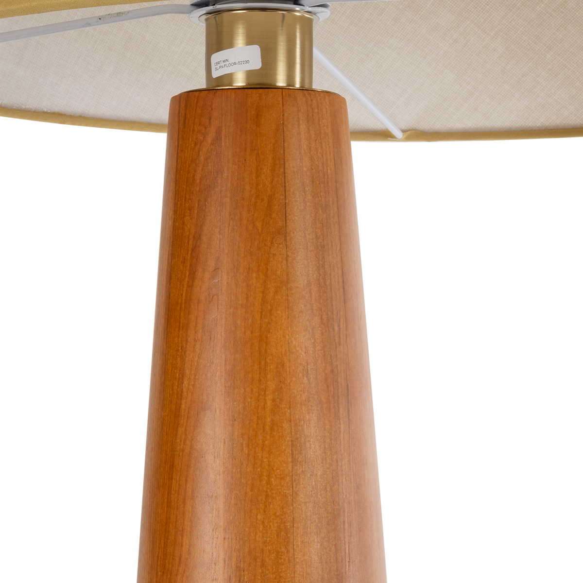 LEDTM® KAUAI 02230 Boho Επιδαπέδιο Φωτιστικό με Ντουί 1 x E27 AC 220-240V IP20 - Καφέ & Μπεζ - Μ55 x Π42 x Υ145cm - Image 7