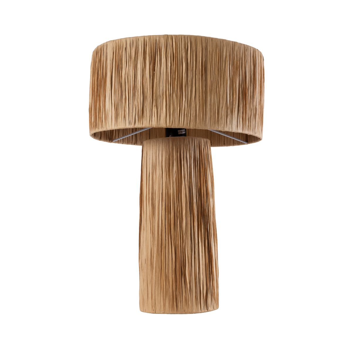 LEDTM® NASSAU 02233 Boho Επιτραπέζιο Φωτιστικό Πορτατίφ με Ντουί 1 x E27 AC 220-240V IP20 - Καφέ - Μ37 x Π37 x Υ55cm - Image 2