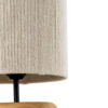 LEDTM® TUVALU 02236 Boho Επιτραπέζιο Φωτιστικό Πορτατίφ με Ντουί 1 x E27 AC 220-240V IP20 - Καφέ & Μπεζ - Μ22 x Π22 x Υ42cm - Image 5