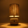 LEDTM® TUVALU 02236 Boho Επιτραπέζιο Φωτιστικό Πορτατίφ με Ντουί 1 x E27 AC 220-240V IP20 - Καφέ & Μπεζ - Μ22 x Π22 x Υ42cm - Image 8