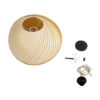 LEDTM® KAILANI 02242 Boho Κρεμαστό Φωτιστικό Οροφής με Ντουί 1 x E27 AC 220-240V IP20 - Μπεζ - Μ40 x Π40 x Υ30cm - Image 10