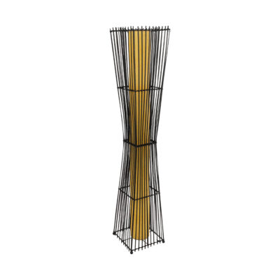 Alternative view of LEDTM® PALMA 02274 Boho Επιδαπέδιο Φωτιστικό με Ντουί 2 x E27 AC 220-240V IP20 - Μαύρο & Μπεζ - Μ25 x Π25 x Υ140cm