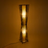 LEDTM® PALMA 02274 Boho Επιδαπέδιο Φωτιστικό με Ντουί 2 x E27 AC 220-240V IP20 - Μαύρο & Μπεζ - Μ25 x Π25 x Υ140cm - Image 3