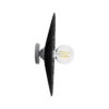 LEDTM® COLOMBO 02279 Boho Φωτιστικό Τοίχου - Απλίκα με Ντουί 1 x E27 AC 220-240V IP20 - Μαύρο - Μ40 x Π40 x Υ9cm - Image 4
