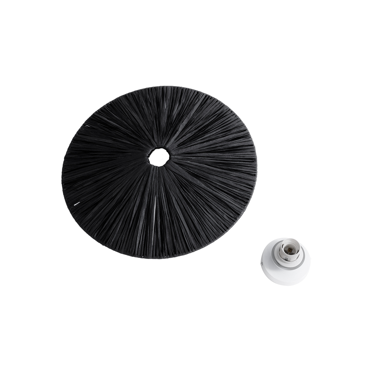 LEDTM® COLOMBO 02279 Boho Φωτιστικό Τοίχου - Απλίκα με Ντουί 1 x E27 AC 220-240V IP20 - Μαύρο - Μ40 x Π40 x Υ9cm - Image 7