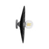 LEDTM® COLOMBO 02280 Boho Φωτιστικό Τοίχου - Απλίκα με Ντουί 1 x E27 AC 220-240V IP20 - Μαύρο - Μ40 x Π40 x Υ9cm - Image 4