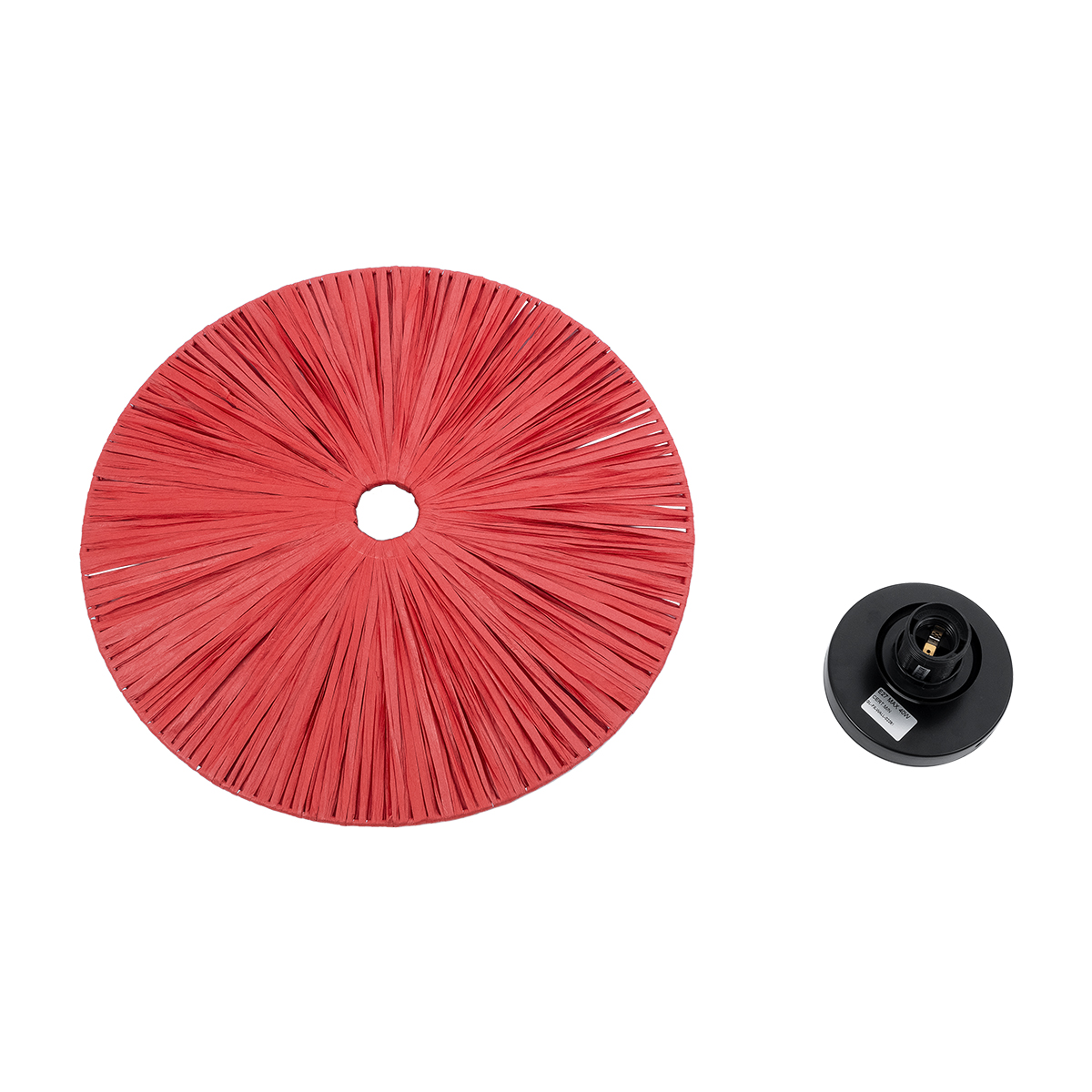 LEDTM® COLOMBO 02281 Boho Φωτιστικό Τοίχου - Απλίκα με Ντουί 1 x E27 AC 220-240V IP20 - Κόκκινο - Μ40 x Π40 x Υ9cm - Image 7