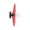 LEDTM® COLOMBO 02282 Boho Φωτιστικό Τοίχου - Απλίκα με Ντουί 1 x E27 AC 220-240V IP20 - Κόκκινο - Μ40 x Π40 x Υ9cm - Image 4
