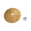 LEDTM® COLOMBO 02283 Boho Φωτιστικό Τοίχου - Απλίκα με Ντουί 1 x E27 AC 220-240V IP20 - Μπεζ - Μ40 x Π40 x Υ9cm - Image 7