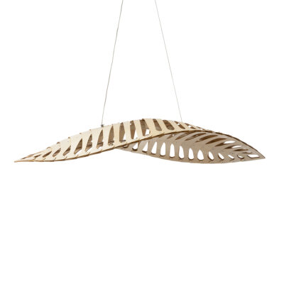 Alternative view of LEDTM® NANI 02285 Μοντέρνο Κρεμαστό Φωτιστικό Οροφής LED 36W 2880lm 120° AC 220-240V IP20 Φυσικό Λευκό 4500K - Lumileds SMD Chip - Μπεζ - Μ120 x Π48 x Υ18cm - 2 Χρόνια Εγγύηση