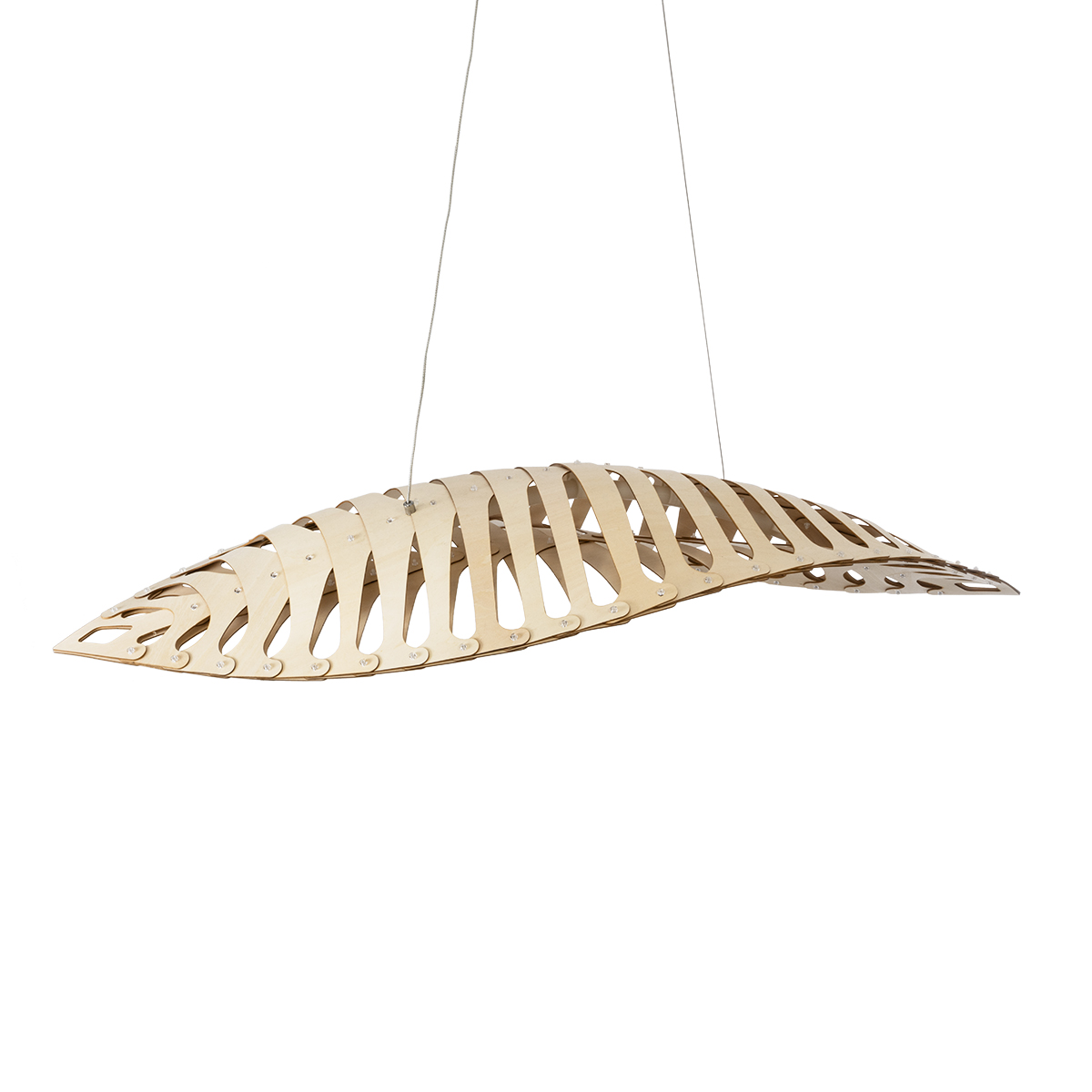 LEDTM® NANI 02285 Μοντέρνο Κρεμαστό Φωτιστικό Οροφής LED 36W 2880lm 120° AC 220-240V IP20 Φυσικό Λευκό 4500K - Lumileds SMD Chip - Μπεζ - Μ120 x Π48 x Υ18cm - 2 Χρόνια Εγγύηση - Image 5