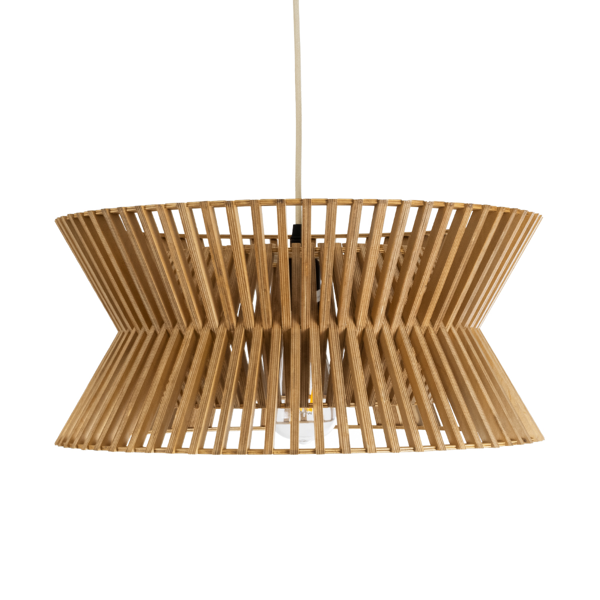 LEDTM® BIMINI 02287 Boho Κρεμαστό Φωτιστικό Οροφής με Ντουί 1 x E27 AC 220-240V IP20 - Καφέ - Μ45 x Π45 x Υ20cm - Image 5