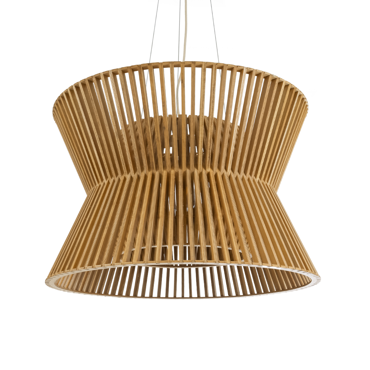 LEDTM® BIMINI 02288 Boho Κρεμαστό Φωτιστικό Οροφής με Ντουί 1 x E27 AC 220-240V IP20 - Καφέ - Μ60 x Π60 x Υ40cm - Image 2