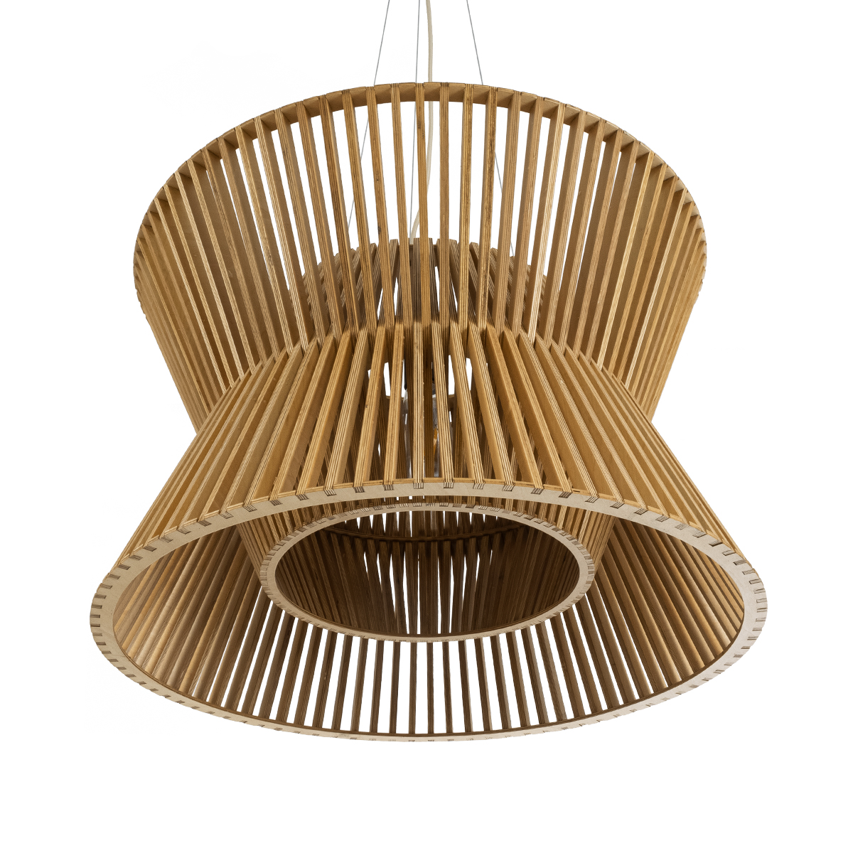 LEDTM® BIMINI 02288 Boho Κρεμαστό Φωτιστικό Οροφής με Ντουί 1 x E27 AC 220-240V IP20 - Καφέ - Μ60 x Π60 x Υ40cm - Image 6