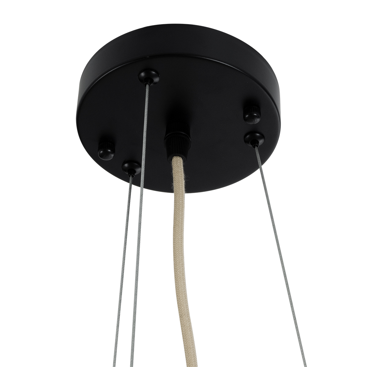 LEDTM® BIMINI 02288 Boho Κρεμαστό Φωτιστικό Οροφής με Ντουί 1 x E27 AC 220-240V IP20 - Καφέ - Μ60 x Π60 x Υ40cm - Image 9