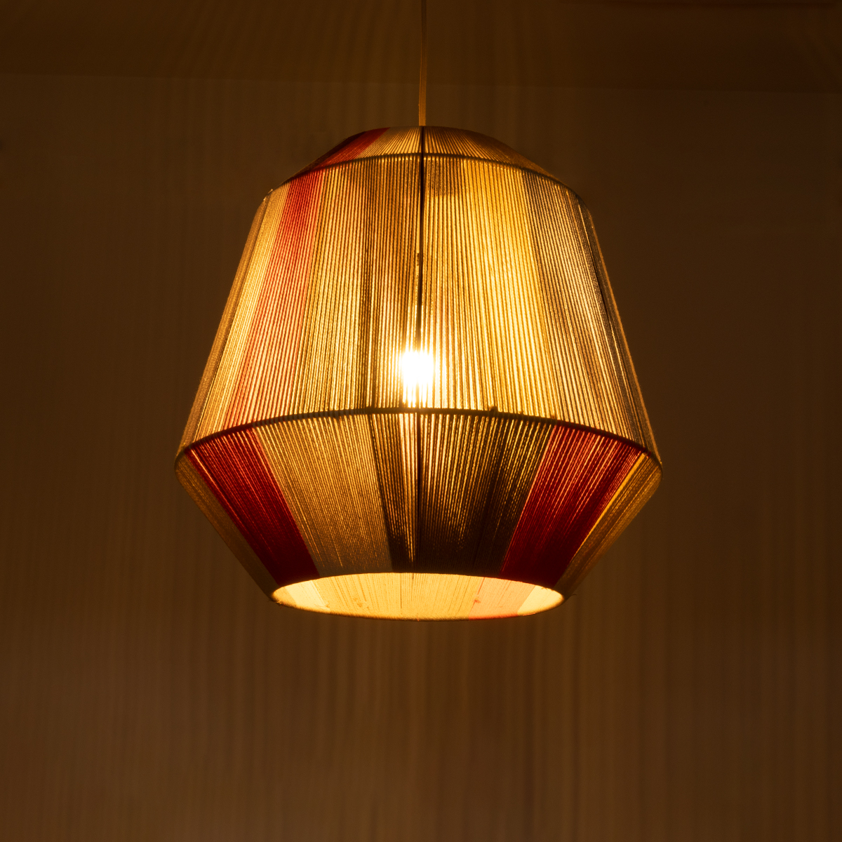 LEDTM® SALERNO 02289 Boho Κρεμαστό Φωτιστικό Οροφής με Ντουί 1 x E27 AC 220-240V IP20 - Πολύχρωμο - Μ50 x Π50 x Υ50cm - Image 3