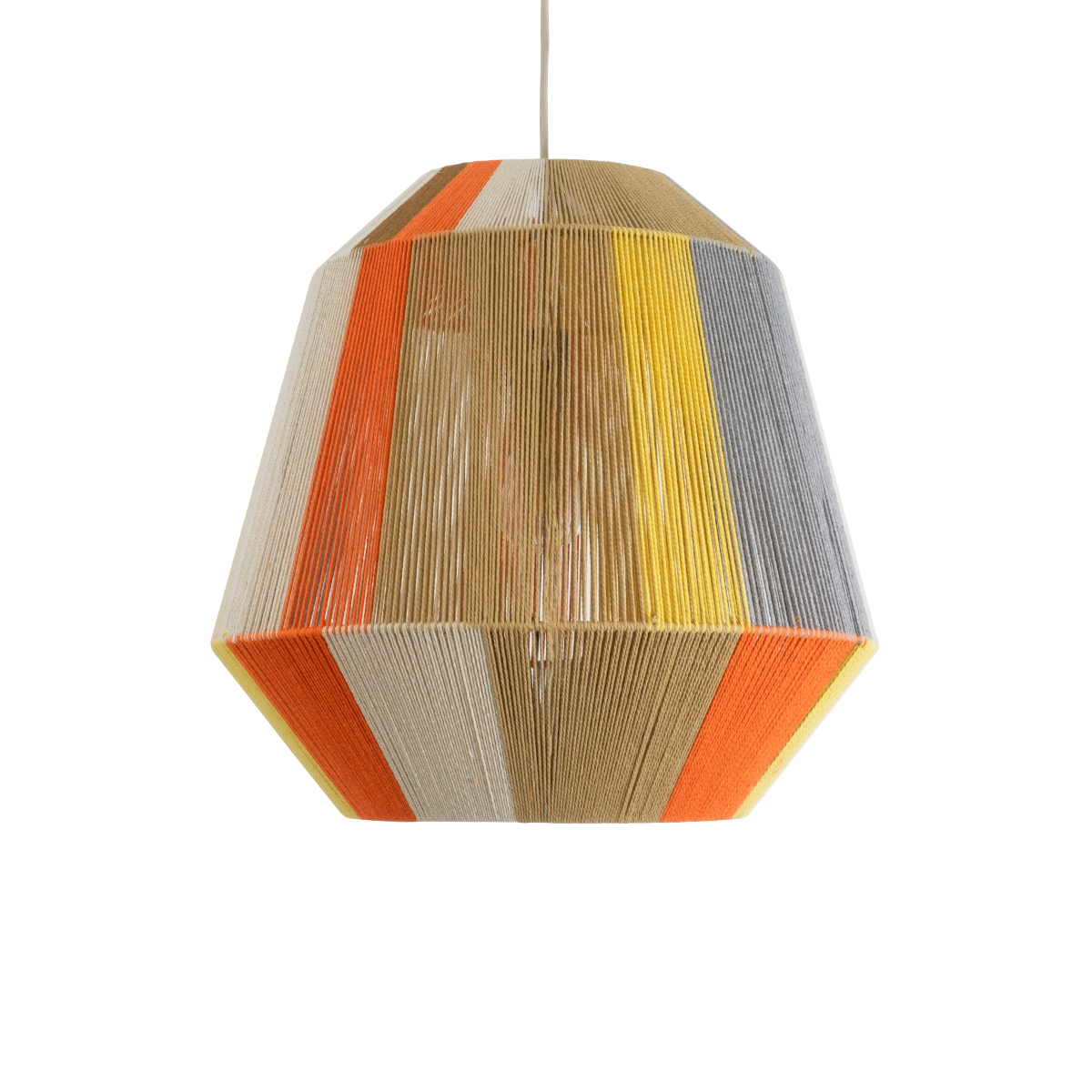 LEDTM® SALERNO 02289 Boho Κρεμαστό Φωτιστικό Οροφής με Ντουί 1 x E27 AC 220-240V IP20 - Πολύχρωμο - Μ50 x Π50 x Υ50cm - Image 5