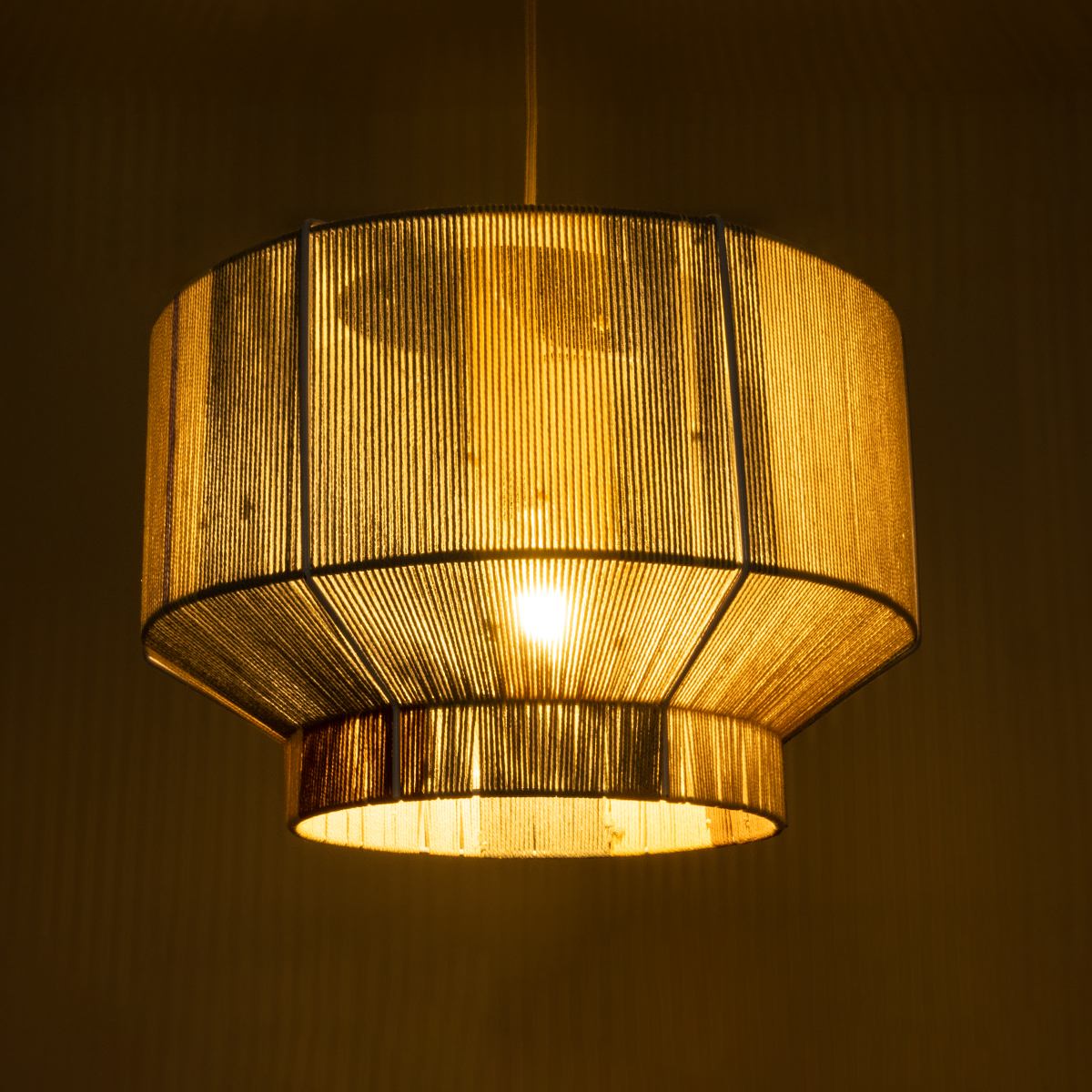 LEDTM® SALERNO 02290 Boho Κρεμαστό Φωτιστικό Οροφής με Ντουί 1 x E27 AC 220-240V IP20 - Πολύχρωμο - Μ50 x Π50 x Υ35cm - Image 3