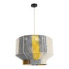 LEDTM® SALERNO 02290 Boho Κρεμαστό Φωτιστικό Οροφής με Ντουί 1 x E27 AC 220-240V IP20 - Πολύχρωμο - Μ50 x Π50 x Υ35cm - Image 4