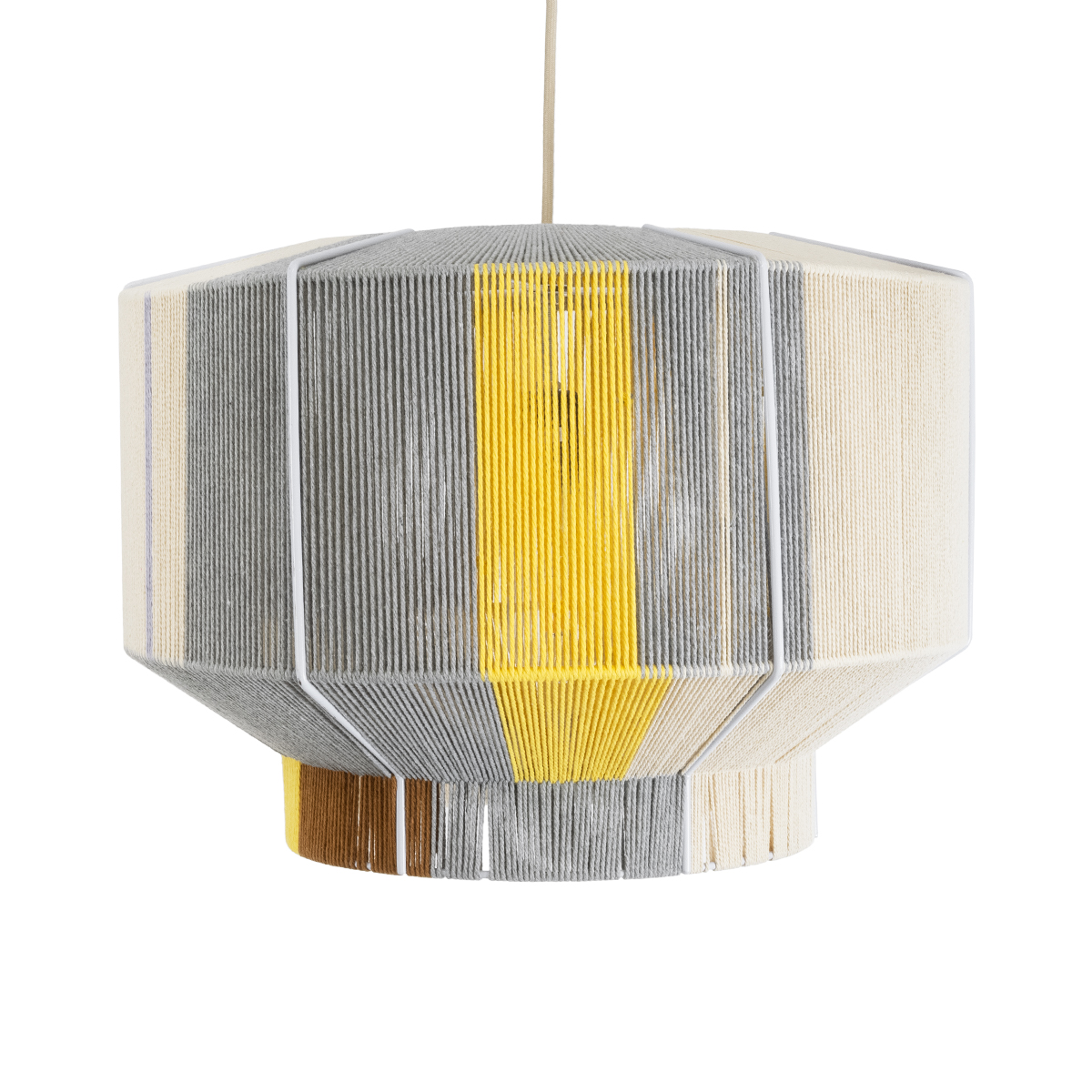 LEDTM® SALERNO 02290 Boho Κρεμαστό Φωτιστικό Οροφής με Ντουί 1 x E27 AC 220-240V IP20 - Πολύχρωμο - Μ50 x Π50 x Υ35cm - Image 5