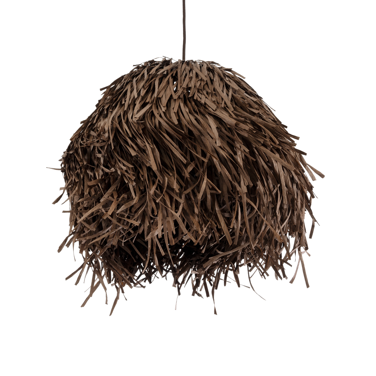 LEDTM® GUADELOUPE 02293 Boho Κρεμαστό Φωτιστικό Οροφής με Ντουί 1 x E27 AC 220-240V IP20 - Καφέ - Μ50 x Π50 x Υ40cm - Image 6