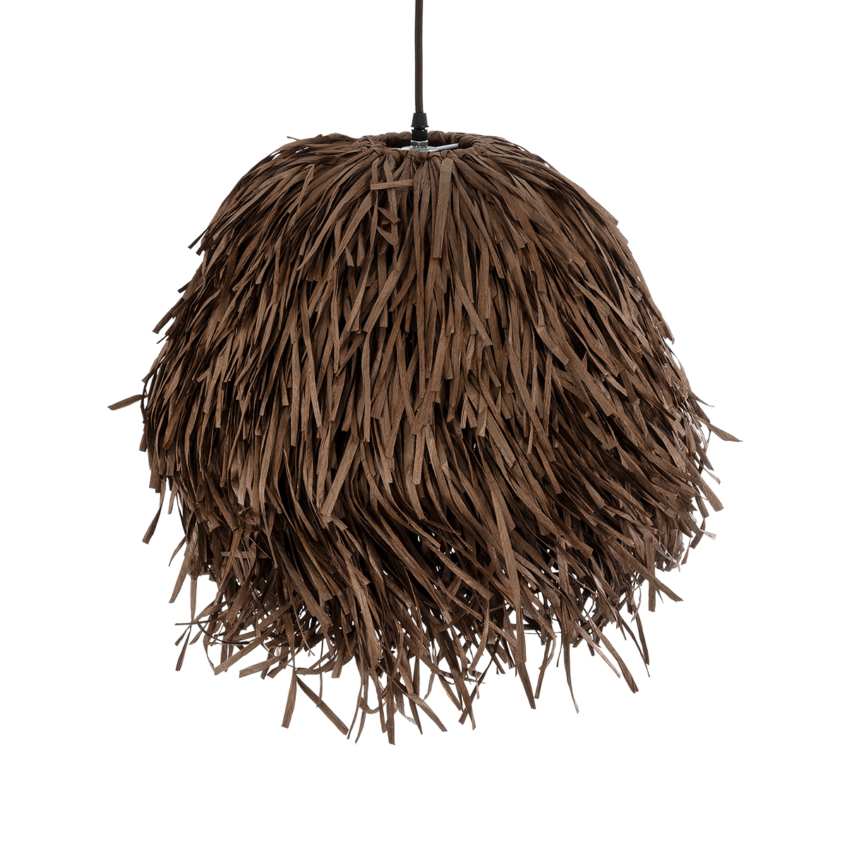 LEDTM® GUADELOUPE 02293 Boho Κρεμαστό Φωτιστικό Οροφής με Ντουί 1 x E27 AC 220-240V IP20 - Καφέ - Μ50 x Π50 x Υ40cm - Image 7