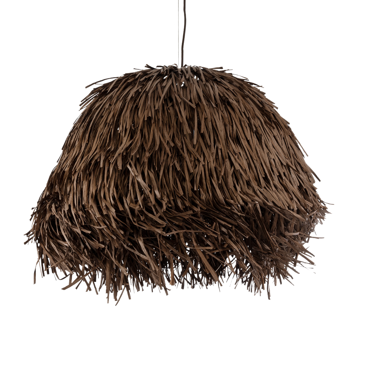 LEDTM® GUADELOUPE 02294 Boho Κρεμαστό Φωτιστικό Οροφής με Ντουί 1 x E27 AC 220-240V IP20 - Καφέ - Μ80 x Π80 x Υ60cm - Image 2