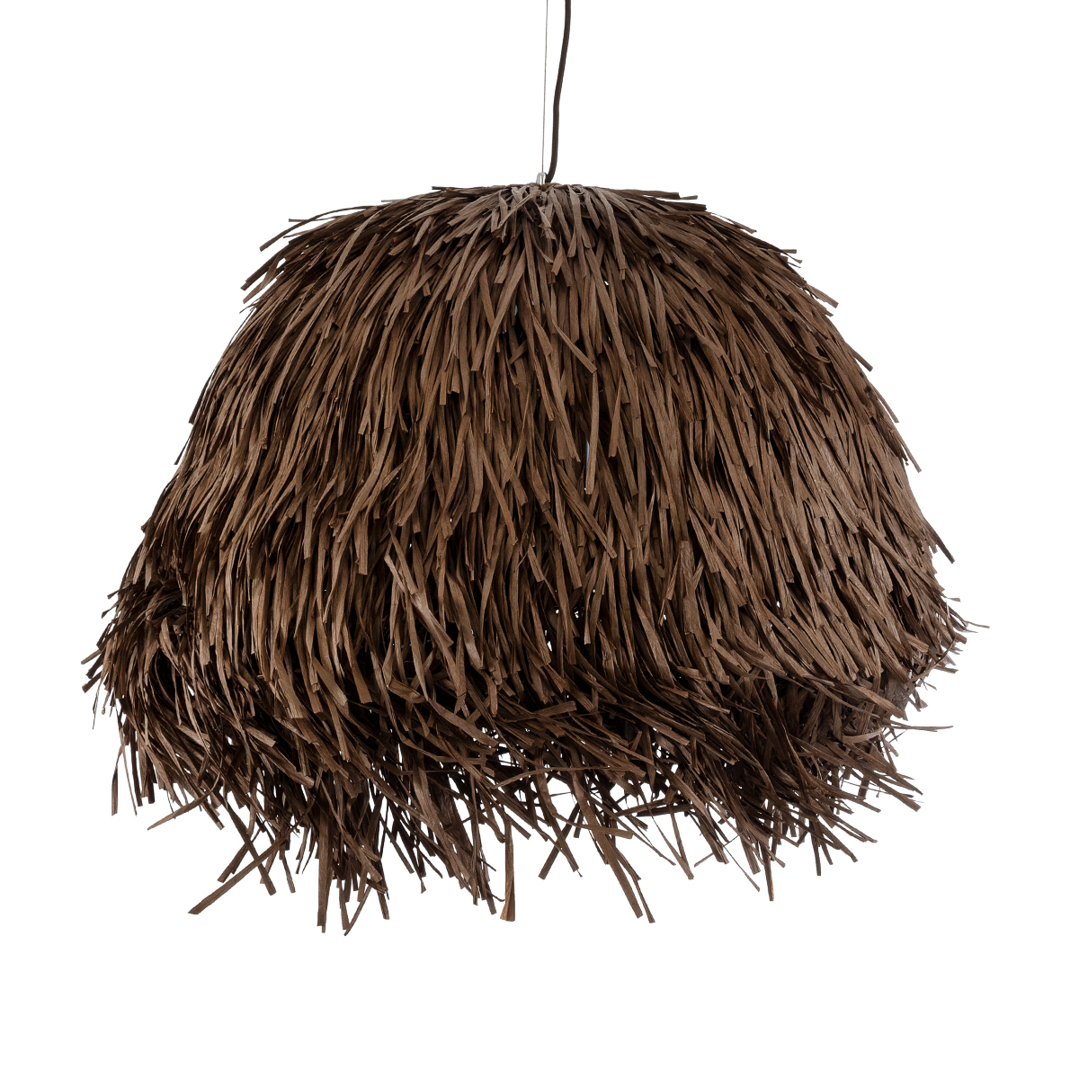 LEDTM® GUADELOUPE 02294 Boho Κρεμαστό Φωτιστικό Οροφής με Ντουί 1 x E27 AC 220-240V IP20 - Καφέ - Μ80 x Π80 x Υ60cm - Image 5