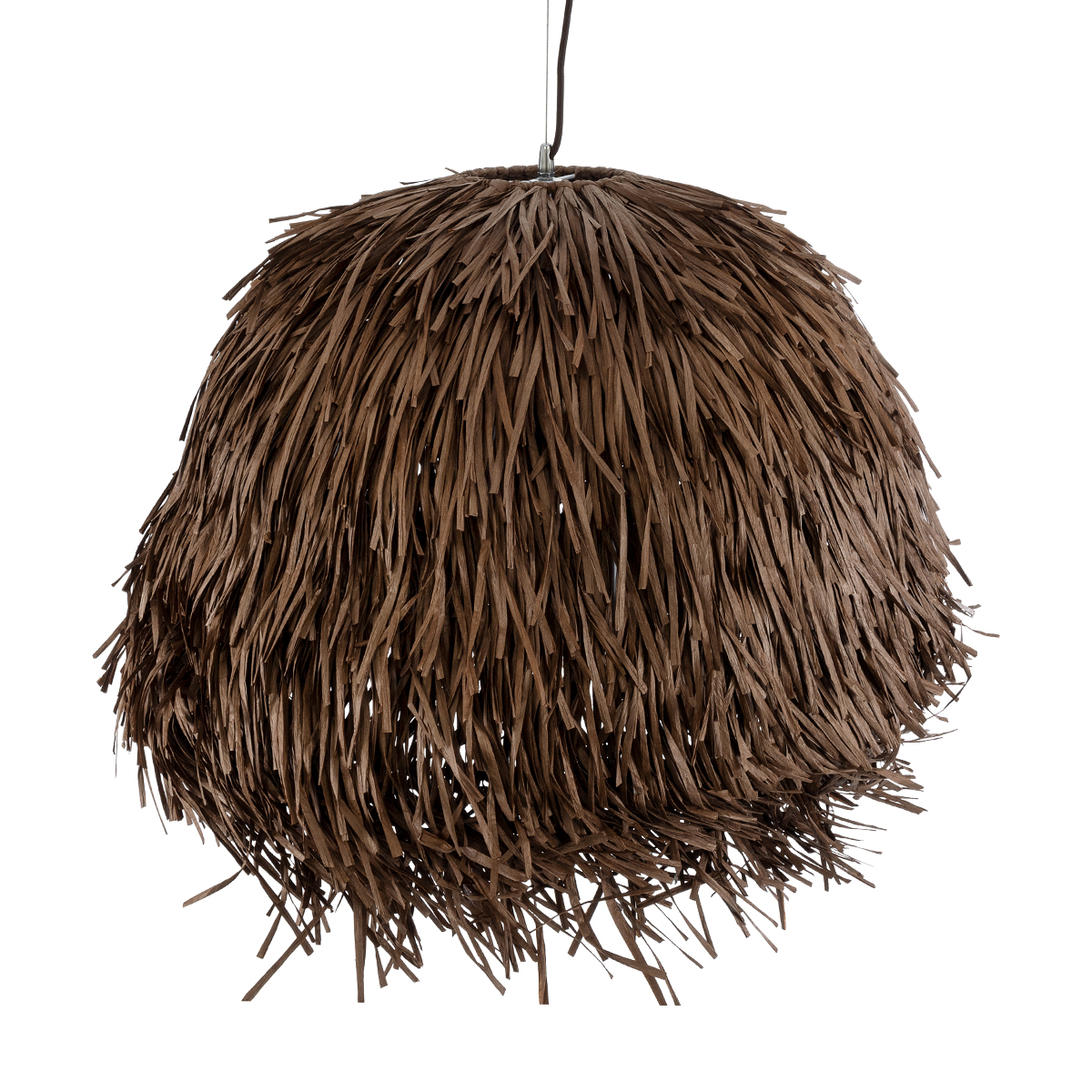 LEDTM® GUADELOUPE 02294 Boho Κρεμαστό Φωτιστικό Οροφής με Ντουί 1 x E27 AC 220-240V IP20 - Καφέ - Μ80 x Π80 x Υ60cm - Image 7