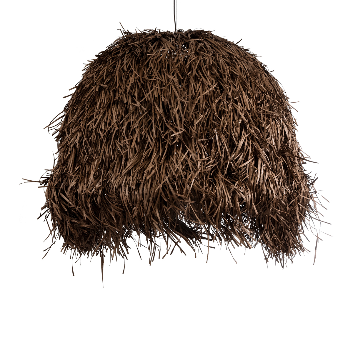 LEDTM® GUADELOUPE 02295 Boho Κρεμαστό Φωτιστικό Οροφής με Ντουί 1 x E27 AC 220-240V IP20 - Καφέ - Μ120 x Π120 x Υ100cm - Image 2