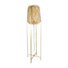LEDTM® MEILANI 02301 Boho Επιδαπέδιο Φωτιστικό με Ντουί 1 x E27 AC 220-240V IP20 - Χρυσό & Μπεζ - Μ40 x Π40 x Υ150cm - Image 4