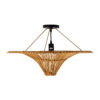 LEDTM® PALERMO 02308 Boho Φωτιστικό Οροφής με Ντουί 1 x E27 AC 220-240V IP20 - Καφέ - Μ60 x Π60 x Υ36cm - Image 4