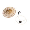 LEDTM® PALERMO 02308 Boho Φωτιστικό Οροφής με Ντουί 1 x E27 AC 220-240V IP20 - Καφέ - Μ60 x Π60 x Υ36cm - Image 9