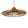 LEDTM® PALERMO 02310 Boho Κρεμαστό Φωτιστικό Οροφής με Ντουί 1 x E27 AC 220-240V IP20 - Καφέ - Μ60 x Π60 x Υ18cm - Image 6