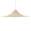 LEDTM® PALERMO 02311 Boho Κρεμαστό Φωτιστικό Οροφής με Ντουί 1 x E27 AC 220-240V IP20 - Μπεζ - Μ160 x Π160 x Υ45cm - Image 5