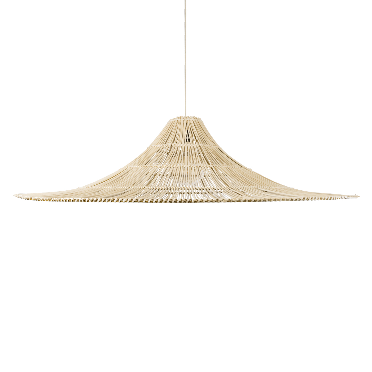 LEDTM® PALERMO 02311 Boho Κρεμαστό Φωτιστικό Οροφής με Ντουί 1 x E27 AC 220-240V IP20 - Μπεζ - Μ160 x Π160 x Υ45cm - Image 5